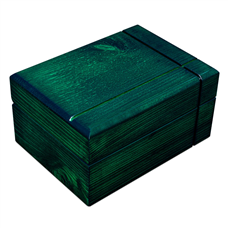 جعبه ساعت لوکس مستطیل طرح P چوب طبیعی بالشتک لوکس مدل : TW-2333