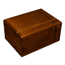 جعبه ساعت لوکس مستطیل طرح p چوب طبیعی بالشتک لوکس مدل : TW-2333
