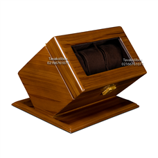 جعبه ساعت 3 خونه اوریب درب دار بالشتک لوکس مدل : TW-2450