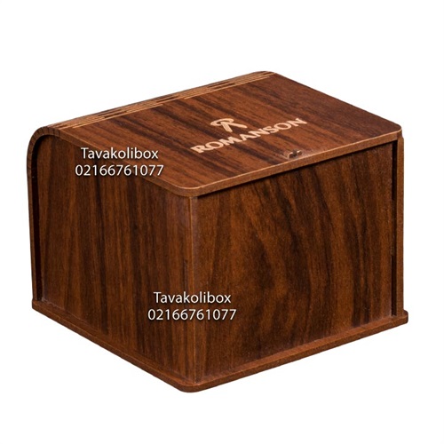 جعبه چوبی لیزری کرکره ای طرح چوب مدل TW-2001