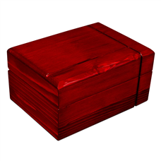 جعبه ساعت لوکس مستطیل طرح p چوب طبیعی بالشتک لوکس مدل : TW-2333