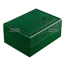 جعبه ساعت اورجینال رولکس سبز چرمی جدید مدل : TW-3004