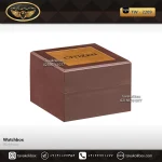 جعبه ساعت 1 خونه درب دار بالشتک معمولی رنگ قهوه ای مدل : TW-2209