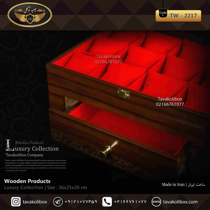 18 Drawer Watch Box Model TW-2217