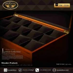 جعبه ساعت 27 خونه کشودار بالشتک معمولی رنگ آجری مدل : TW-2218 - Image 3