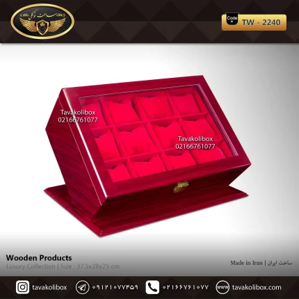 12-hour clock box, oblique house, model TW-2240