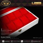 جعبه ساعت 12 خونه لوکس بالشتک لوکس رنگ سفید مدل : TW-2278 - Image 3