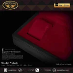 جعبه ساعت 1 خونه لوکس درب دار بالشتک لوکس های گلاس رنگ مشکی مدل : TW-2590 - Image 2