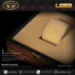 جعبه ساعت 1 خونه لوکس درب دار بالشتک لوکس های گلس رنگ قهوه ای مدل : TW-2593 - Image 2