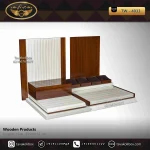 دیسپلی ساعت لوکس رنگ سفید، قهوه ای مدل : TW-4033