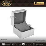 جعبه ساعت 1 خونه درب دار بالشتک معمولی رنگ سفید مدل : TW-2207
