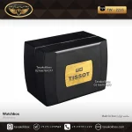 جعبه ساعت 1 خونه درب دار مستطیل بالشتک معمولی رنگ مشکی مدل : TW-2215