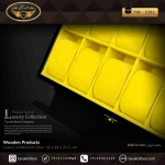 جعبه ساعت 12 خونه اوریب بالشتک لوکس رنگ مشکی مدل : TW-2292 - Image 3
