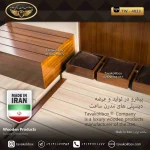 دیسپلی ساعت لوکس رنگ کرم-قهوه ای مدل : TW-4033