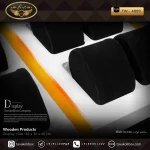 دیسپلی ساعت لوکس 25 خونه رنگ سفید-مشکی مدل : TW-4089