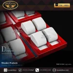 دیسپلی ساعت لوکس 25 خونه رنگ آلبالویی، طوسی مدل : TW-4089