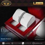 دیسپلی ساعت لوکس 25 خونه رنگ آلبالویی، طوسی مدل : TW-4089