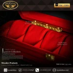 جعبه ساعت 6 خونه لوکس 8 ضلعی بالشتک لوکس رنگ قرمز مدل : TW-2280 - Image 3