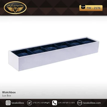 استند ساعت 6 خونه بدون درب بالشتک معمولی رنگ سفید-سبز مدل : TW-2176