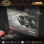 دیسپلی ساعت لوکس رنگ مشکی-قرمز مدل : 4031