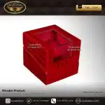 جعبه ساعت 1 خونه درب دار بالشتک لوکس وایندر رنگ قرمز مدل : TW-2345