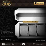 جعبه ساعت 6 خونه لوکس 8 ضلعی بالشتک لوکس رنگ سفید مدل : TW-2280