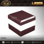 جعبه ساعت 1 خونه درب دار بالشتک معمولی رنگ قهوه ای مدل : TW-2300