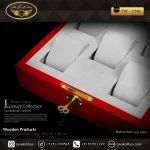 جعبه ساعت 5 خونه لوکس بالشتک لوکس رنگ قرمز مدل : TW-2346 - Image 3
