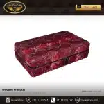 جعبه ساعت 10 خونه سوپرلاکچری زیپدار بالشتک لوکس چرم رنگ قرمز مدل : TW-2565