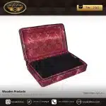 جعبه ساعت 10 خونه سوپرلاکچری زیپدار بالشتک لوکس چرم رنگ قرمز مدل : TW-2565