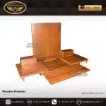 دیسپلی ساعت لوکس رنگ قهوه ای مدل : TW-4004