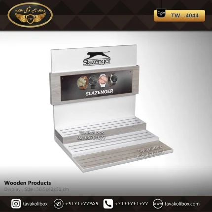 دیسپلی ساعت لوکس رنگ سفید مدل : TW-4044