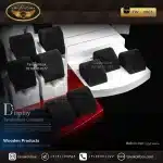 دیسپلی ساعت لوکس رنگ سفید-قرمز مدل : 4065