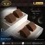 دیسپلی ساعت 16 خانه لوکس رنگ سفید-قهوه ای مدل : TW-4068