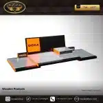 دیسپلی ساعت لوکس رنگ نقره ای-مشکی مدل : TW-4075