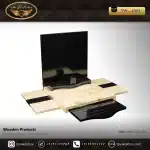 دیسپلی ساعت لوکس رنگ مشکی-کرم مدل : TW-4084