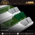 دیسپلی ساعت لوکس رنگ سفید-سبز مدل : TW-4109