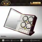 جعبه ساعت 5 خونه بالشتک لوکس وایندر 4 موتوره ایستاده رنگ آلبالویی مدل : TW-6008