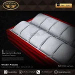 استند ساعت 12 خونه بدون درب بالشتک لوکس رنگ آلبالویی مدل : TW-2267 - Image 5