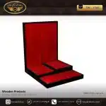 دیسپلی ساعت لوکس رنگ مشکی-قرمز مدل : 4506